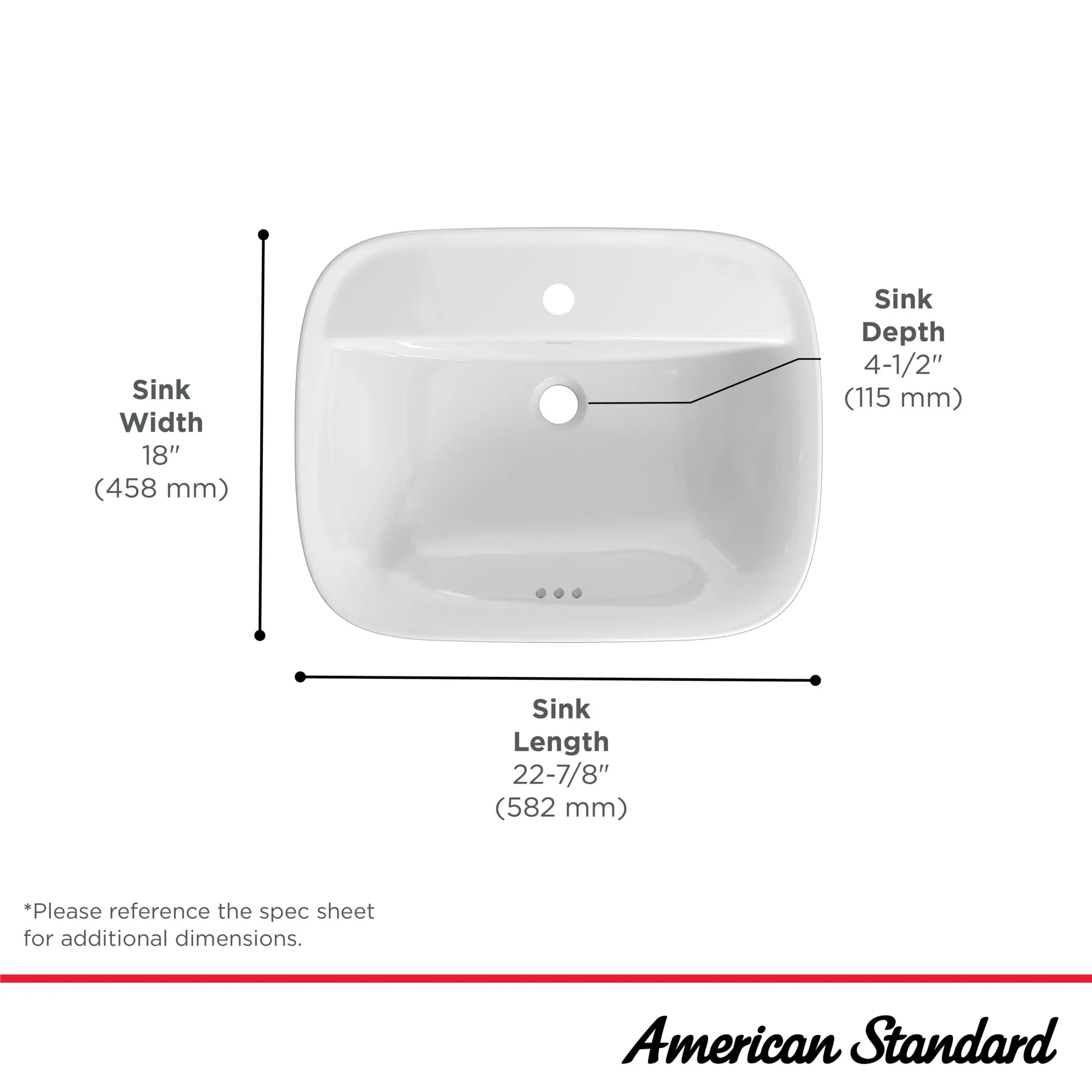 Premium Above Counter Sink with Center Hole - Perfect for Modern Kitchen & Bathroom Renovations