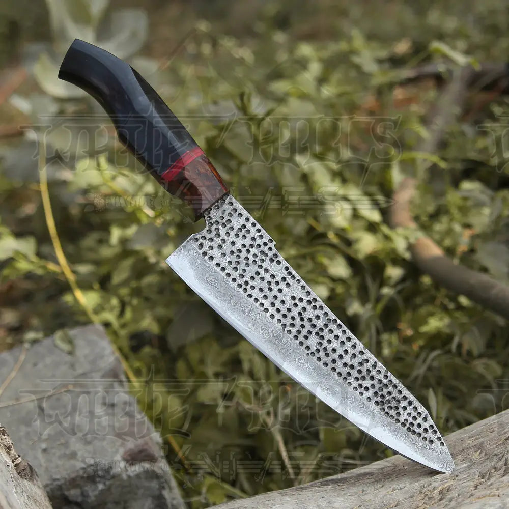 Handmade Damascus Steel Chef Knife - 13