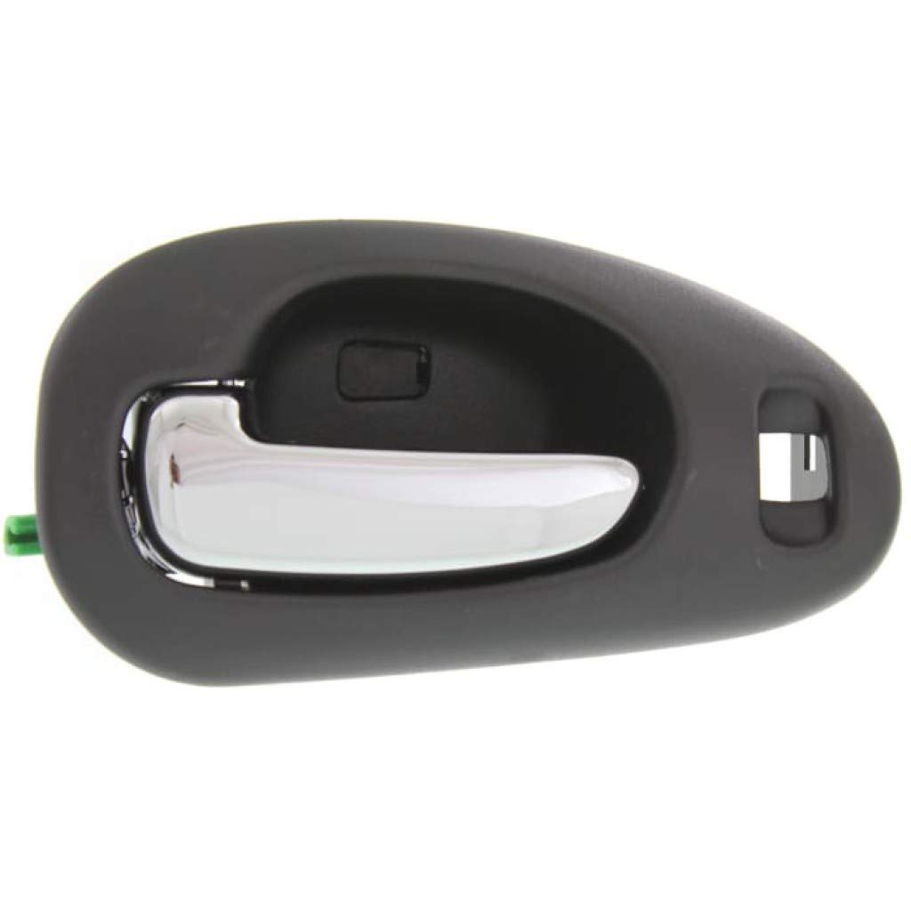 KarParts360 Replacement Interior Door Handle for 1999-2001 Chrysler LHS - Driver Side Front Black Bezel with Chrome Lever (Includes Door Lock Hole) | Base Trim | Perfect for Car Door Repair & Restoration