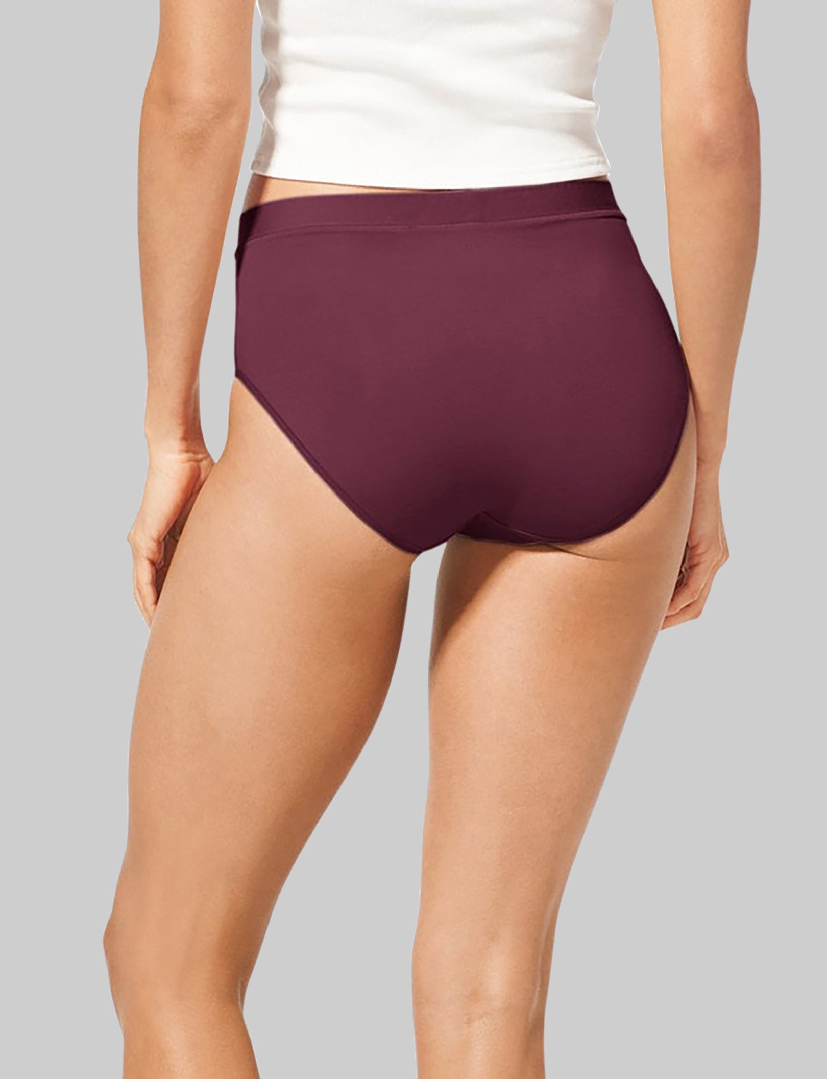 Women's Second Skin High Rise Briefs - Ultra Soft Seamless Underwear for Everyday Comfort | Perfect for Yoga, Workout & Lounge Wear