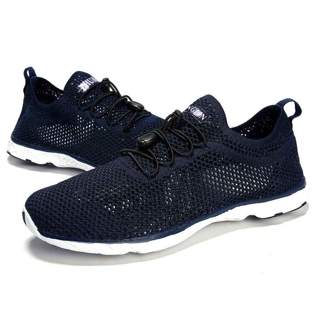Men's Quick Drying Aqua Water Shoes - Lightweight Swim Shoes for Beach, Pool & Water Sports | Non-Slip Barefoot Walking Shoes for Men