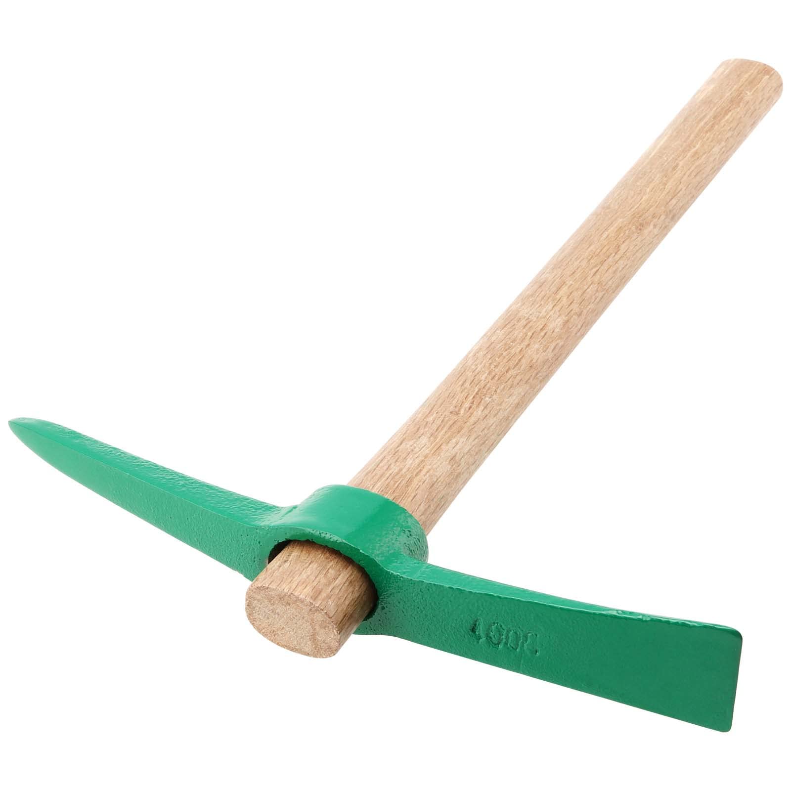 6 Pack 15 Inch Pick Hoe Tool with Wood Handle - Heavy Duty Garden Mattock for Weeding, Planting, Digging & Soil Cultivation | Perfect for Gardening, Landscaping & Outdoor Exploration