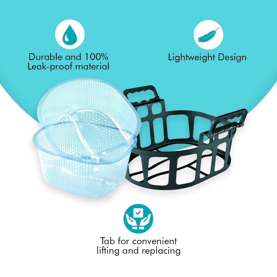Disposable Pedicure Spa Liners - 100 Count | Soft & Hygienic Foot Care Liners for Salon & Home Pedicures | Perfect for Nail Salons, Spas & At-Home Foot Care