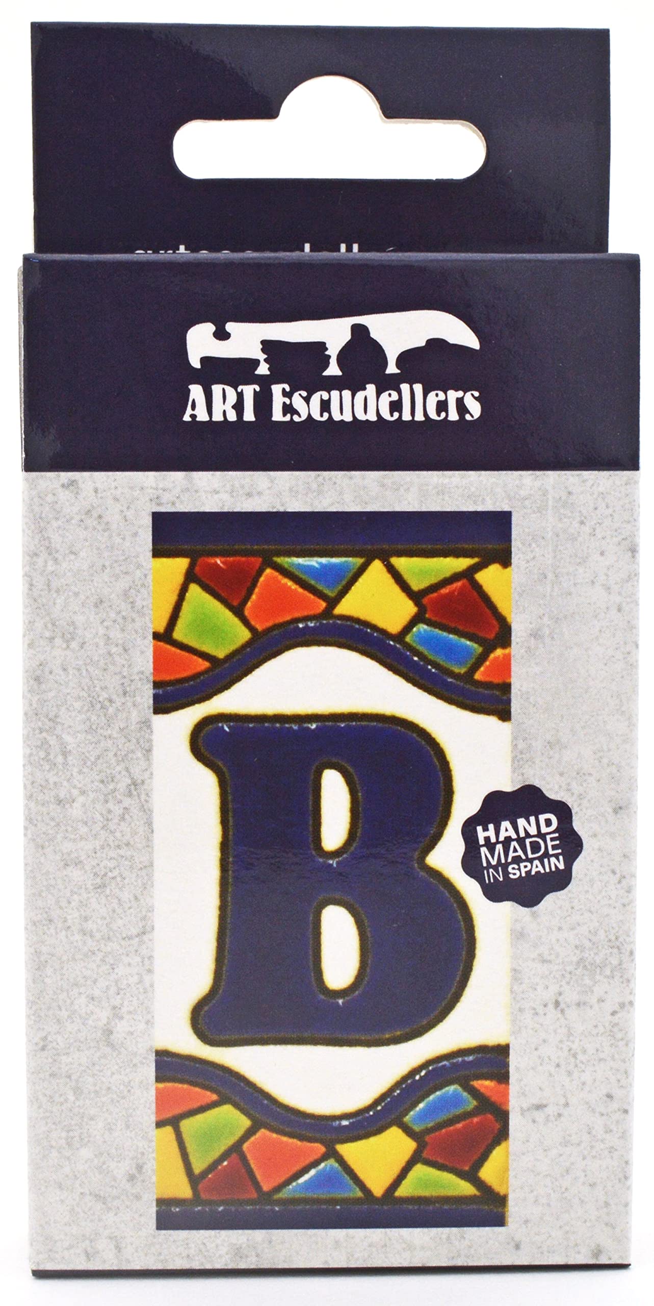 3 Inch Handpainted House Letter Tiles - Custom Address Numbers & Names for Home Signs - MOSAICO MINI Design (2.87