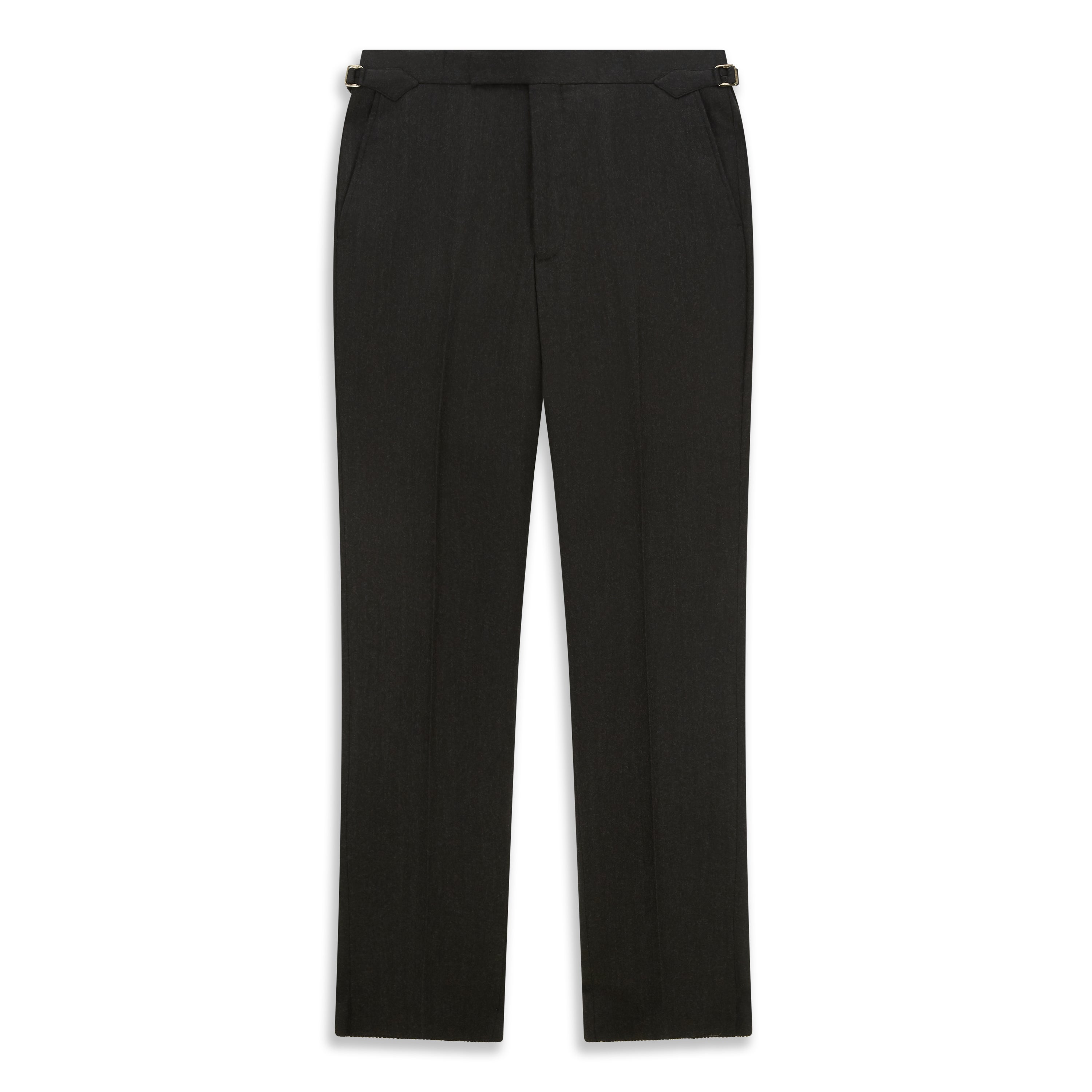 Kensington Charcoal Herringbone Men's Suit - Premium Wool Business Suit for Office, Weddings & Formal Events