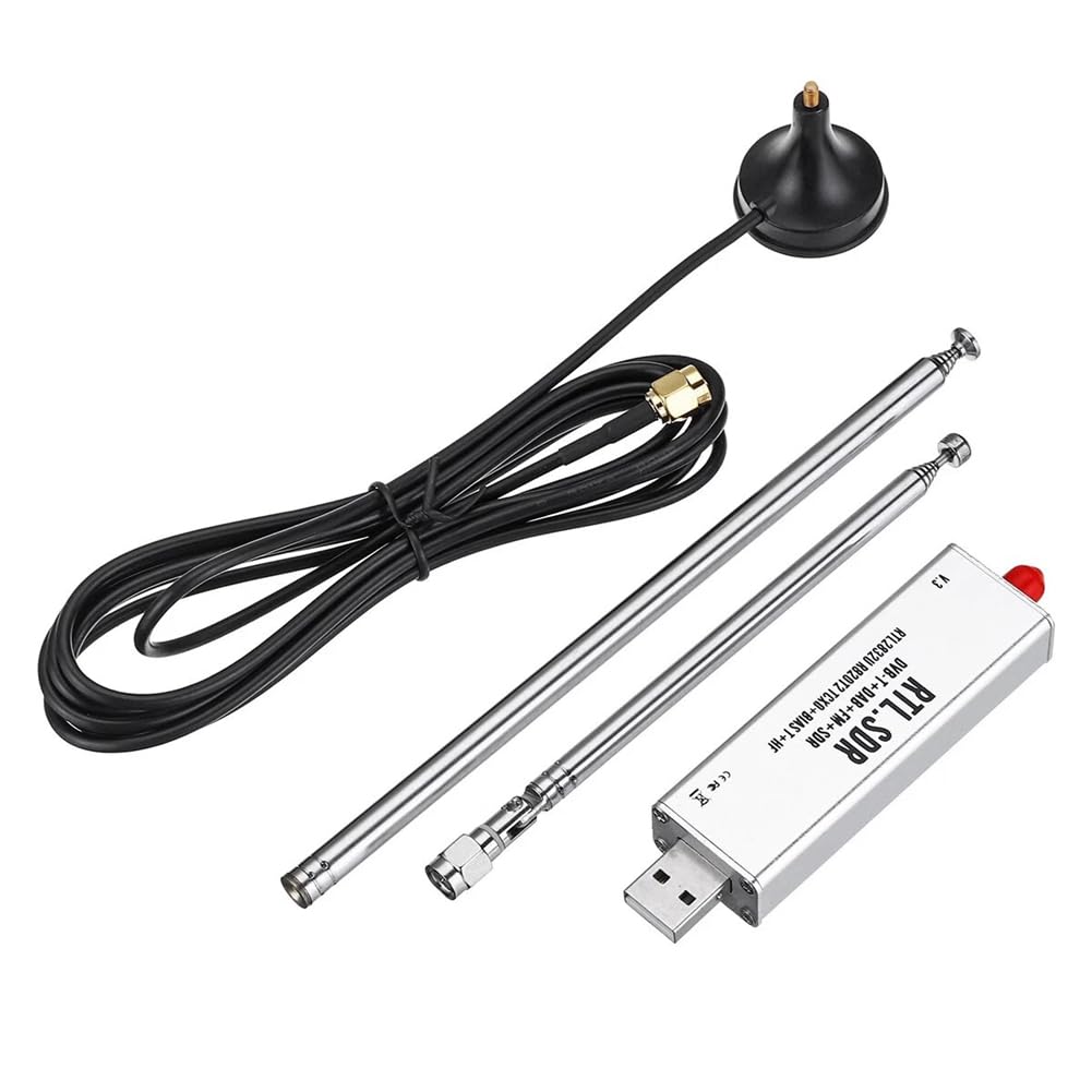 TRULOVE RTL2832U R820T2 SDR Receiver Kit - Software Defined Radio for ADS-B, AIS, DAB, FM - Perfect for Aviation Enthusiasts & Hobbyists