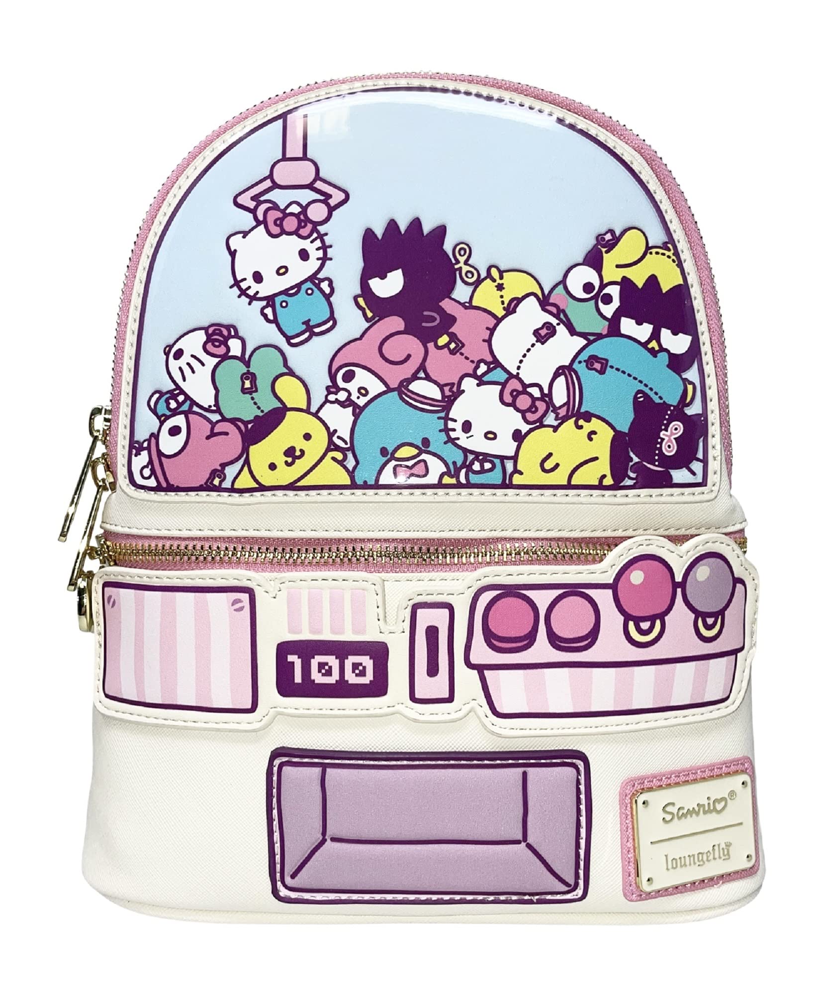 Loungefly Sanrio Hello Kitty and Friends Claw Machine Women's Crossbody Bag - Cute Cartoon Shoulder Purse for Collectors, Anime Fans & Kawaii Fashion | Perfect for Cosplay, Conventions & Daily Use
