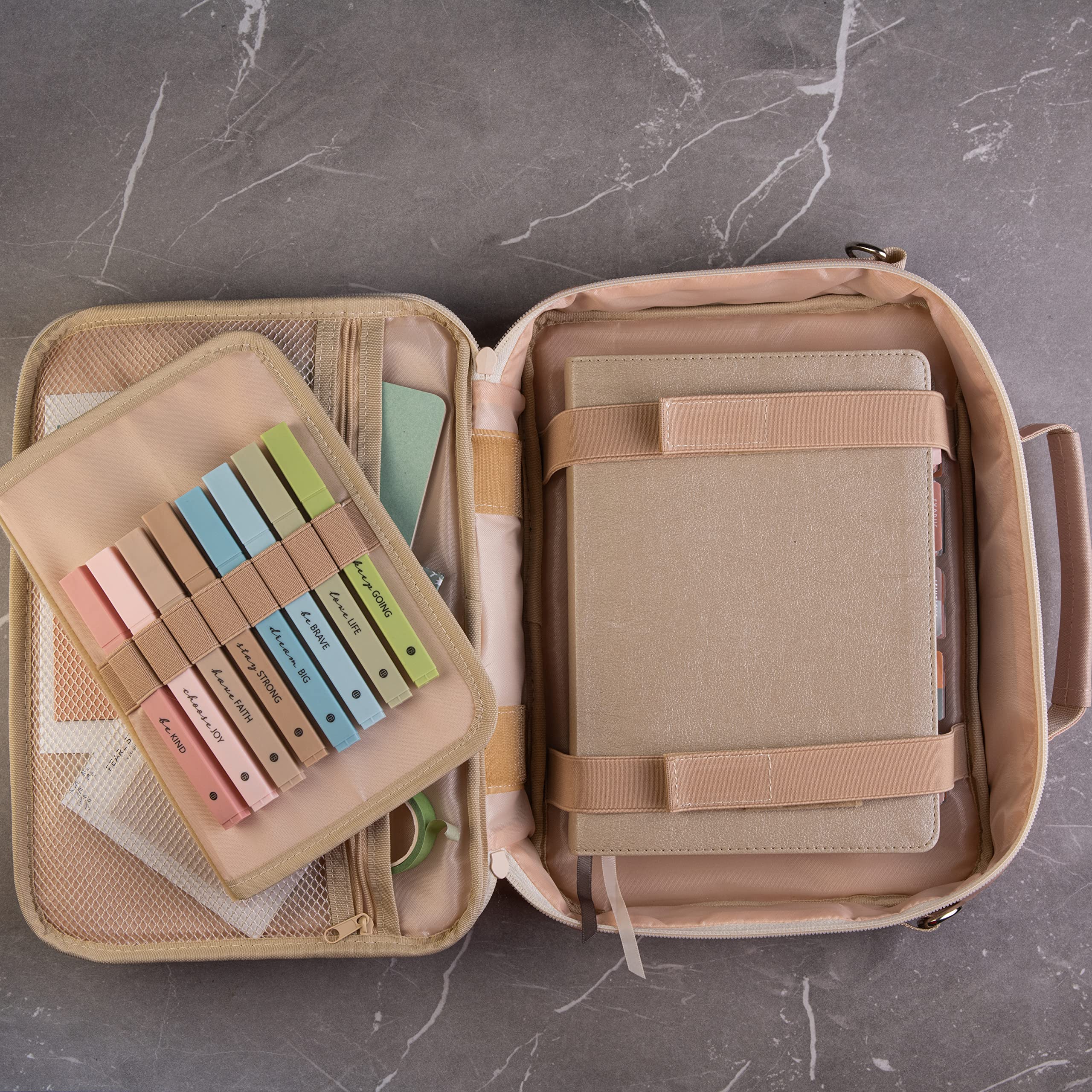 Bible Highlighters 8 Pack - No Bleed Quick Dry Markers for Bible Study & Journaling (Earthy)