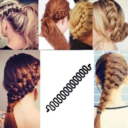 Palmate 3-Piece French Braid Maker Set - Hair Styling Clips for Easy Braiding, Ponytails & Hairstyles (Perfect for Weddings, Parties & Daily Hair Care)