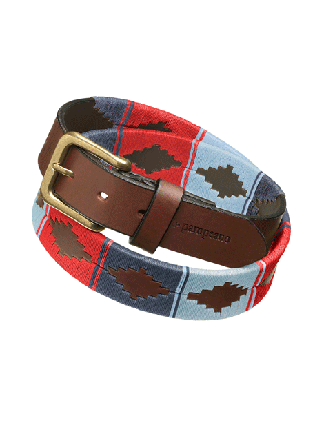 Authentic Argentinian Polo Belt for Men - Genuine Leather Handmade in Argentina - Perfect for Equestrian, Polo & Casual Wear