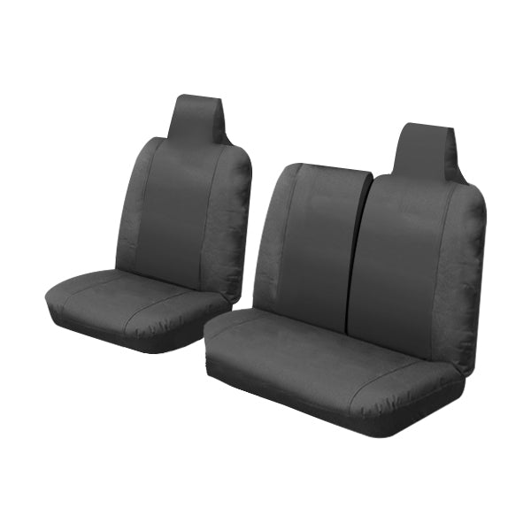 Durable Canvas Car Seat Covers for Toyota Hiace LWB/SWB Van (2005-2014 Model) - Universal Fit, Heavy-Duty Protection - Perfect for Work Vans, Delivery Vehicles & Family Road Trips