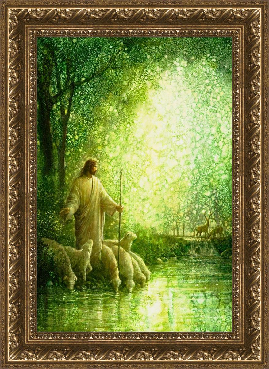 Feed My Sheep By Yongsung Kim - Inspirational Christian Wall Art for Home & Church Decor - Perfect for Living Room, Bedroom & Office
