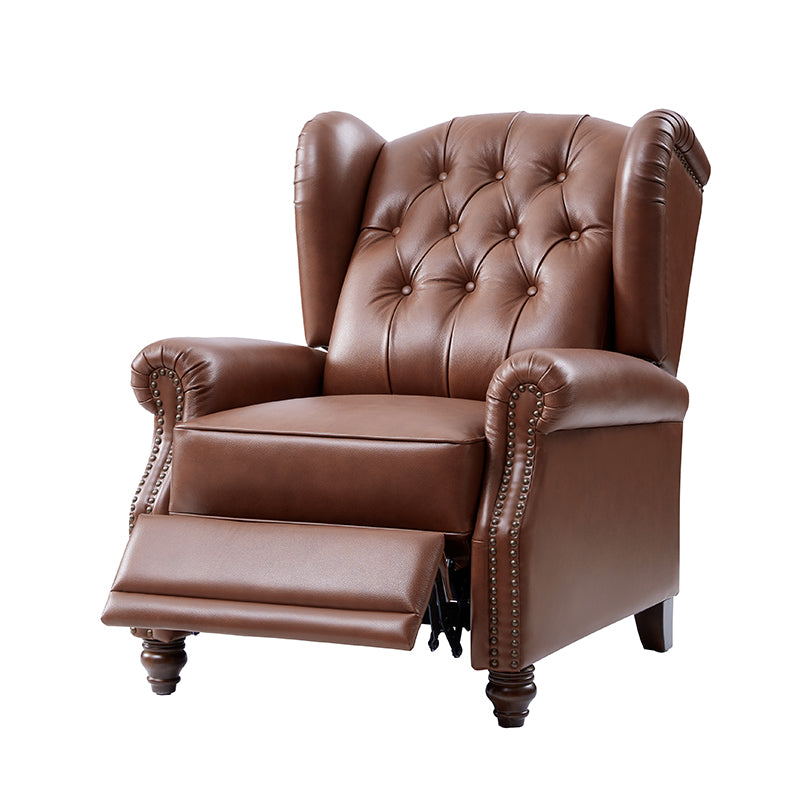Karelie Genuine Leather Electric Recliner Chair - Power Lift Reclining Sofa with Massage & Heat for Living Room, Home Theater, and Office Relaxation
