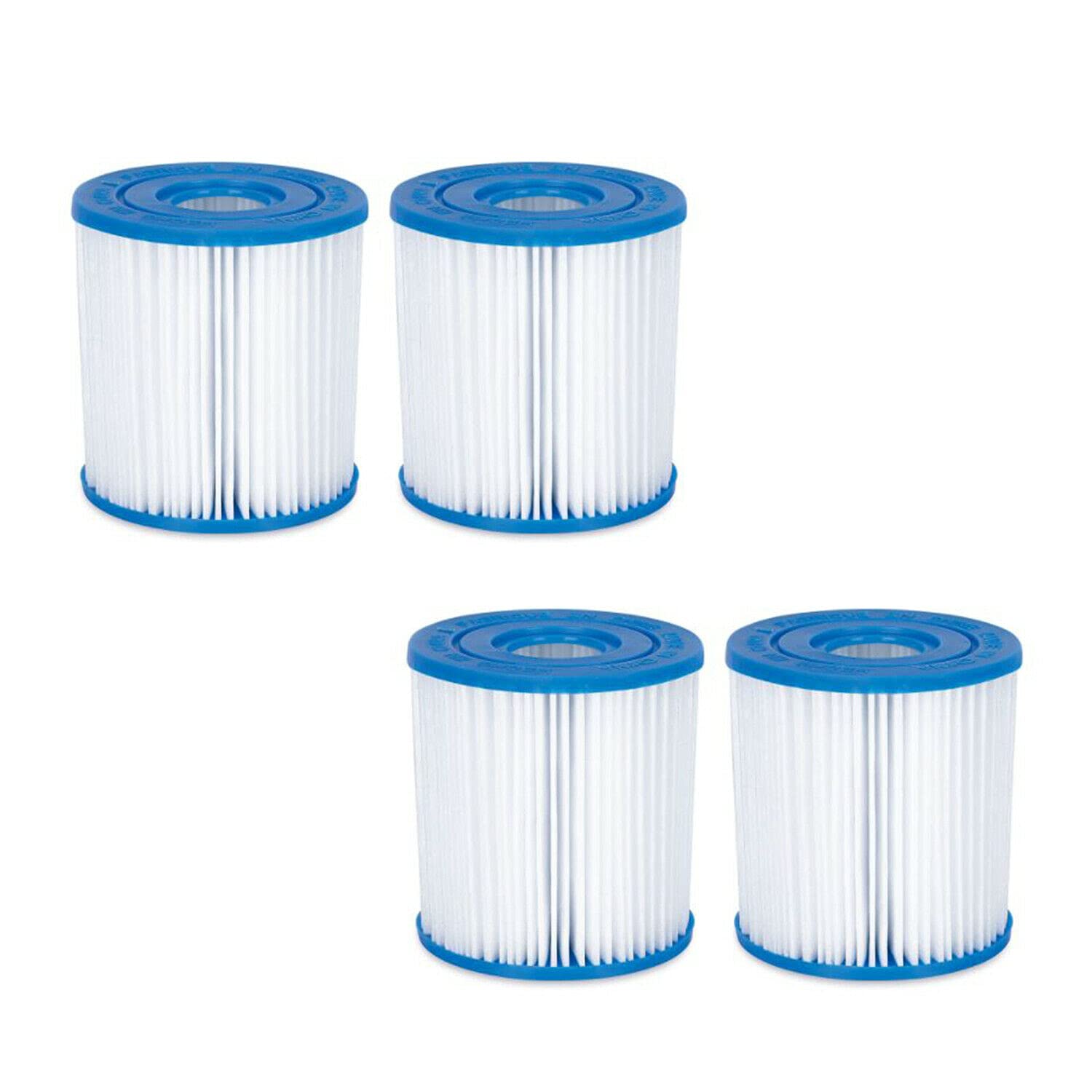 Lifen Summer Waves P57100402 Type I Pool and Spa Filter Cartridge Replacement (4 Pack) – Ideal for Above Ground Pools and Hot Tubs