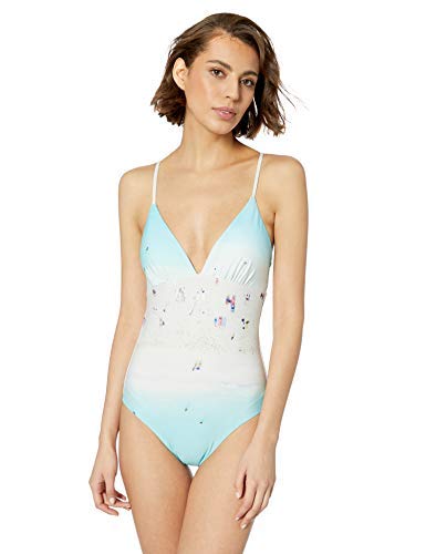 Stylish Women's One Piece Swimsuit with Lace-Up Front - Perfect for Beach Vacations, Pool Parties & Summer Getaways