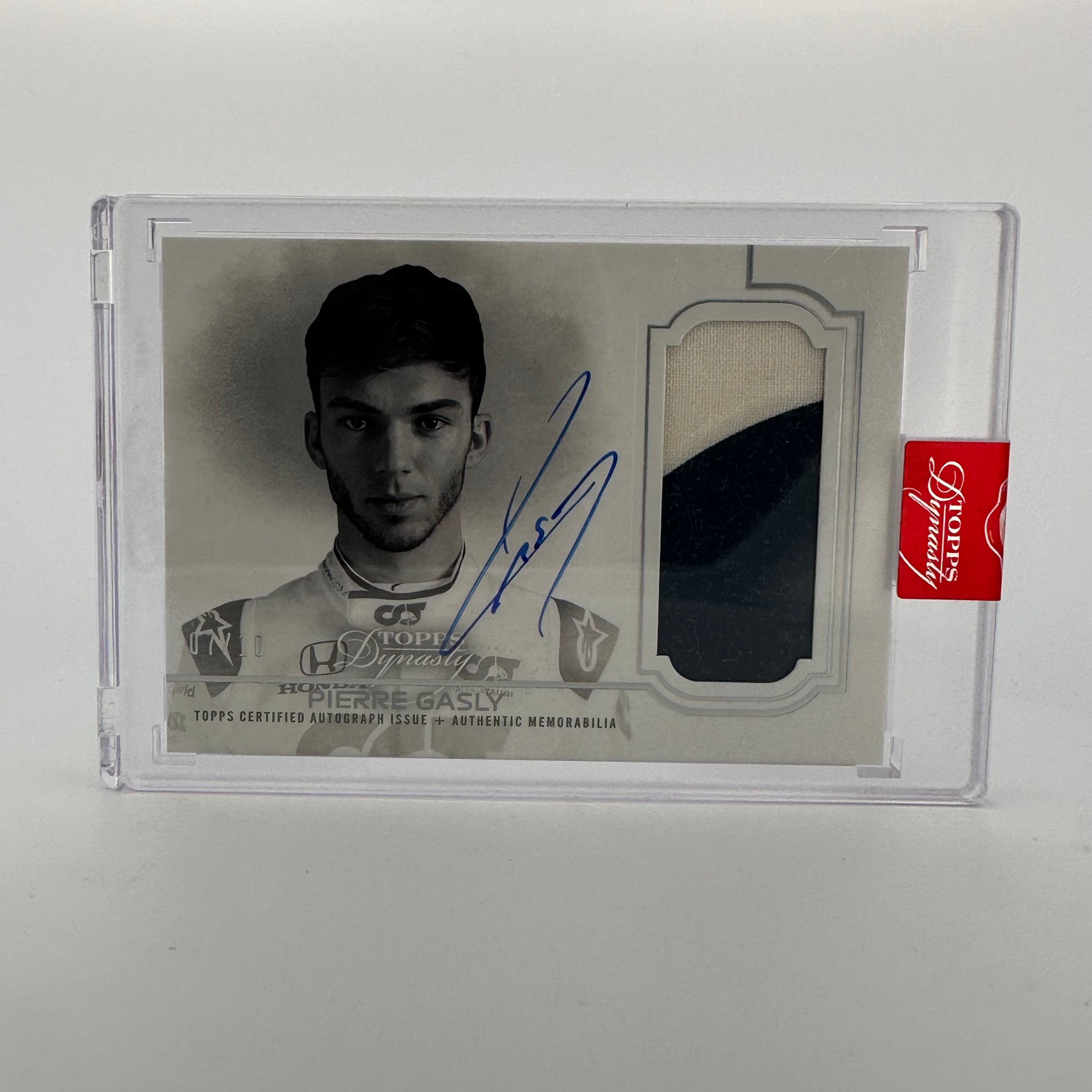 2020 Topps Dynasty F1 Pierre Gasly #DAP PG Silver Autograph Patch Card - Rare Collectible for Formula 1 Fans & Sports Memorabilia Enthusiasts (Perfect for Display, Trading, and Investment)