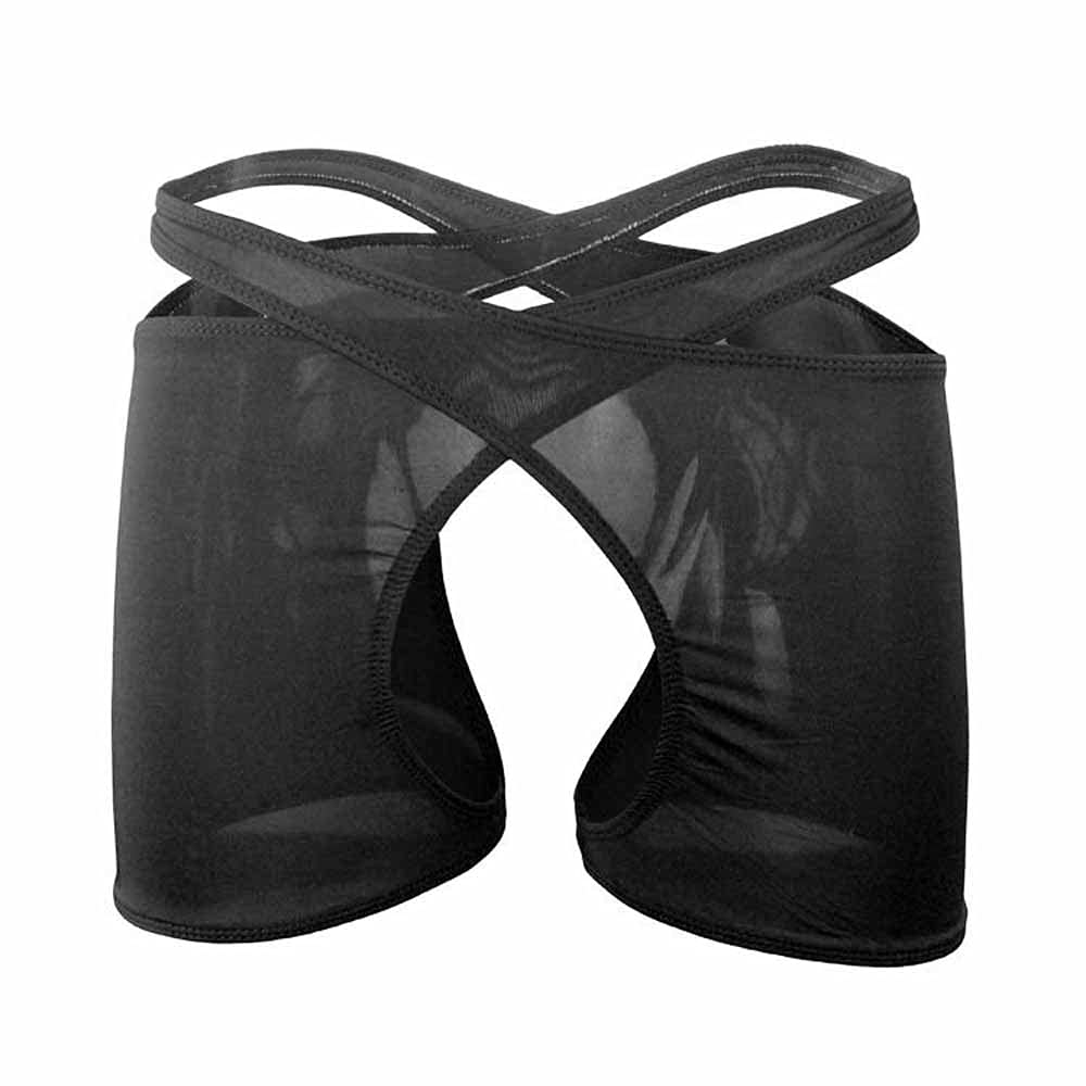 SNOMYRS Men's Underwear - Breathable Cotton Boxer Briefs for Men, Comfortable & Stretchable Underwear, Black - Perfect for Daily Wear, Workout & Sports