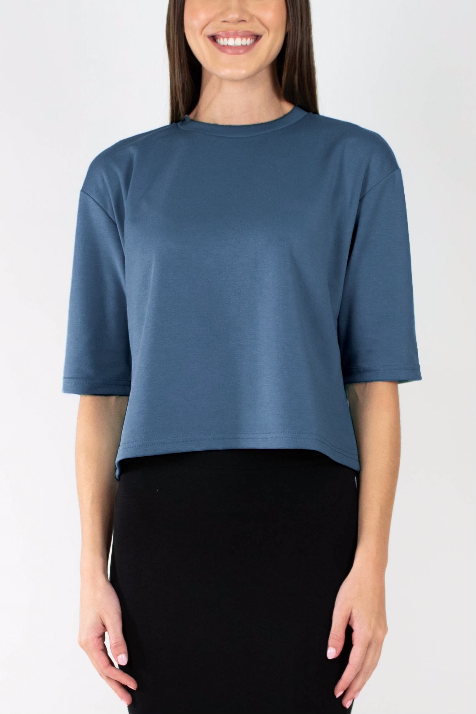 REMI TEE PLAIN (TEAL) - Soft Cotton Basic T-Shirt for Men & Women | Casual Everyday Wear, Gym, Lounge & Street Style Fashion