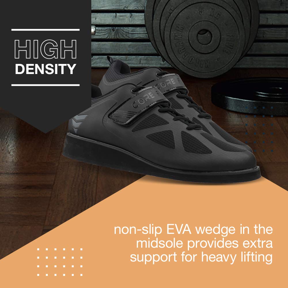 Premium Weightlifting Shoes for Men & Women - Powerlifting, Deadlift & Crossfit Gym Shoes with 0.67