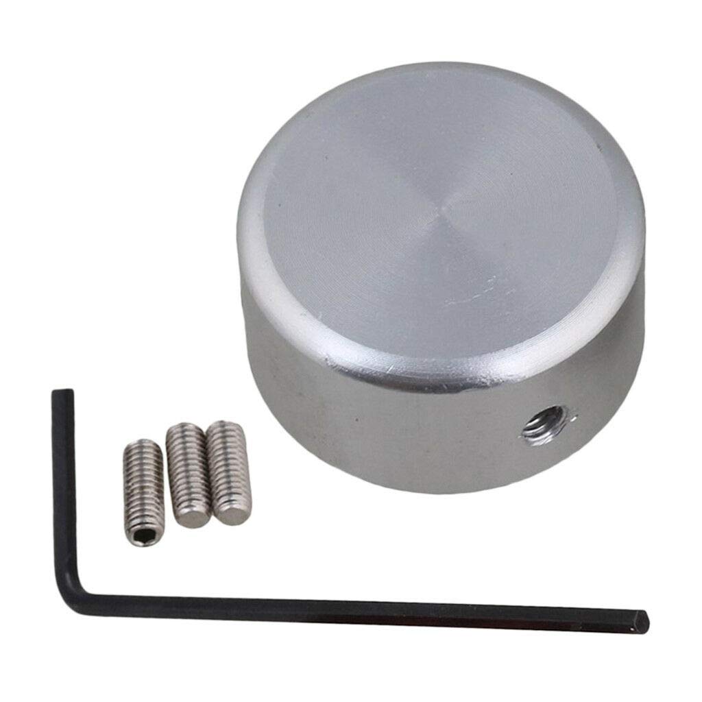 Premium Guitar Footswitch with Protective Effect - Includes Wrench & Screws (Silver) | Replacement Part for Electric Guitars | Perfect for Stage Performances & Home Studios