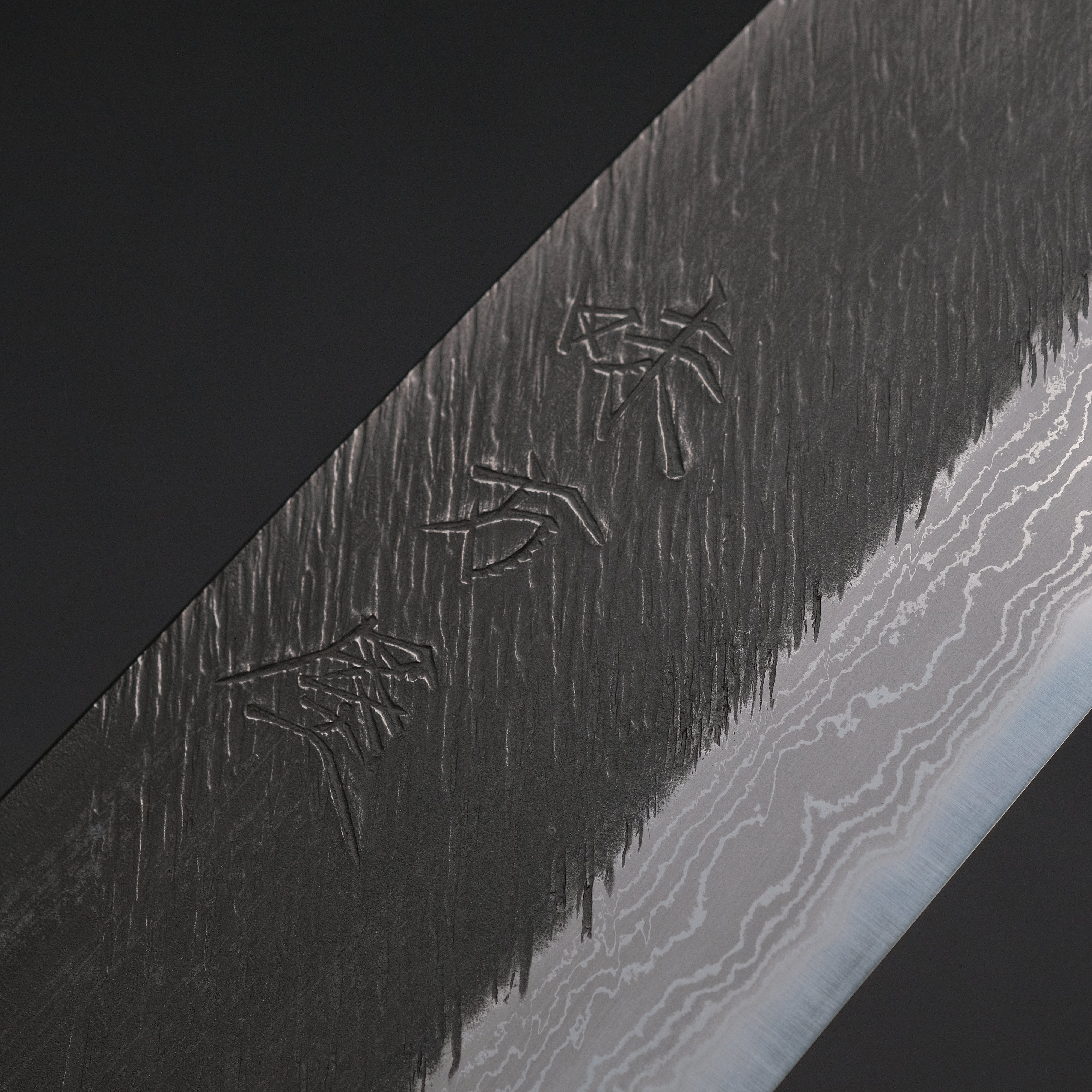 Ajikataya White #2 Matsuba Damascus Gyuto 210mm Japanese Chef Knife with Olive Wood & Resin Handle - Premium Kitchen Knife for Sushi, Meat Cutting & Professional Cooking (#11)