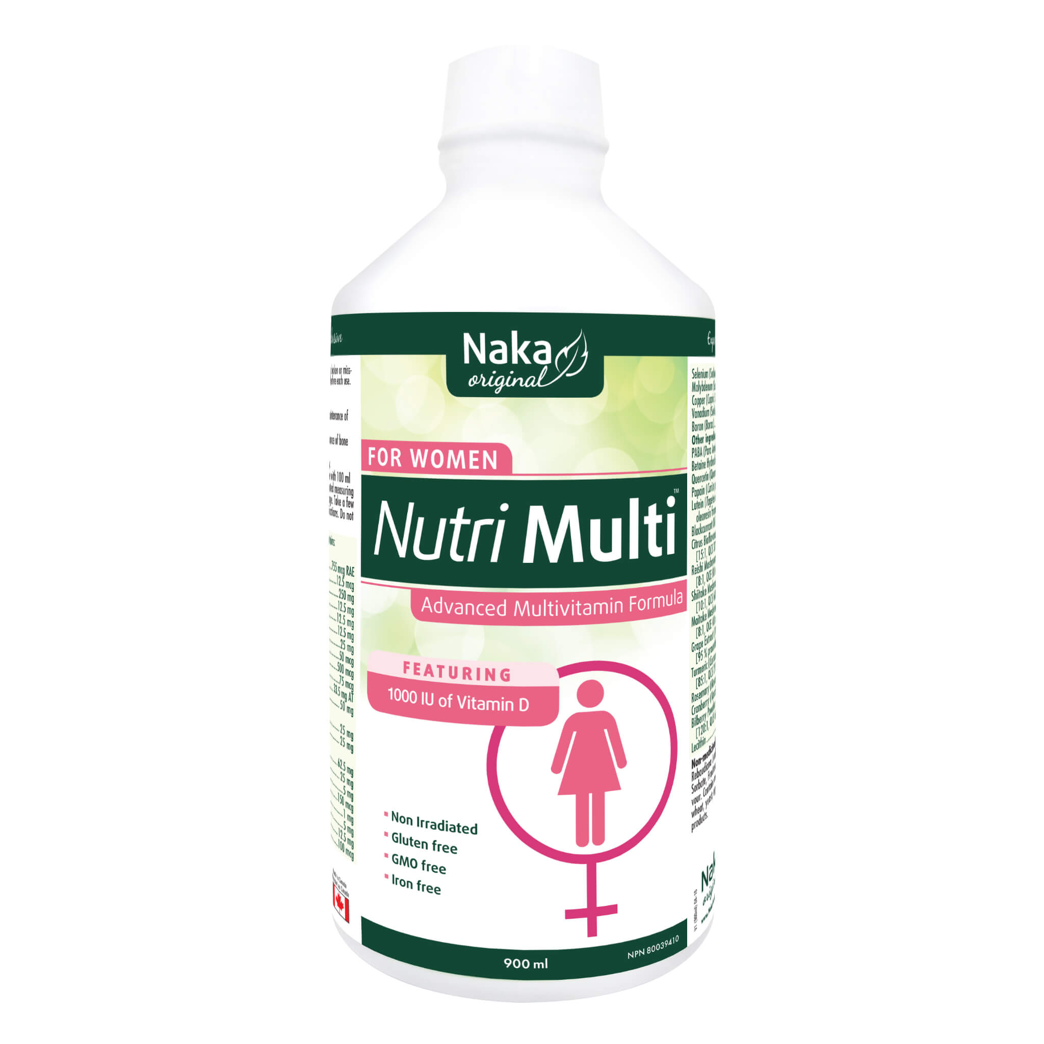 Nutri Multi Women's Pre-Mix Liquid Supplement - Essential Vitamins & Minerals for Women's Health - Perfect for Daily Wellness & Active Lifestyles