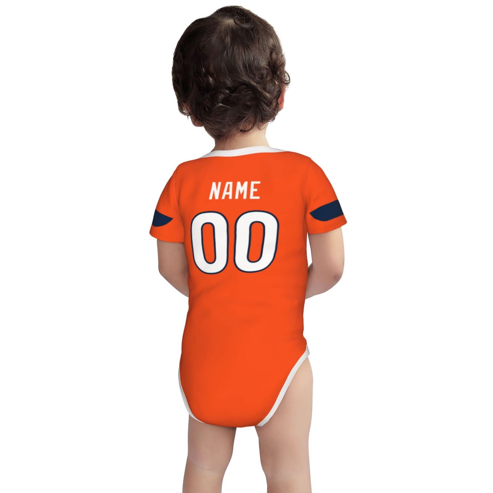 Custom Personalized Baby Clothes Set - 100% Cotton Embroidered Outfit with Name & Number - Perfect Baby Shower Gift & Newborn Photo Outfit