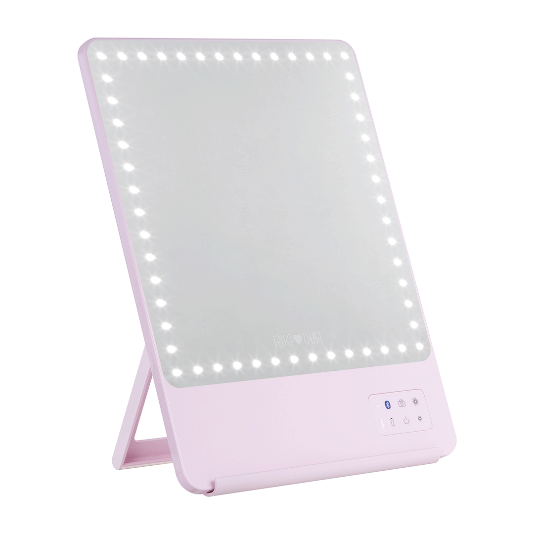 Best Portable Lighted Makeup Mirror with Stand - 10X Magnification & Touch Control for Vanity, Travel, and Streaming - Perfect for Beauty Routines, YouTube Videos, and TikTok Live Streaming