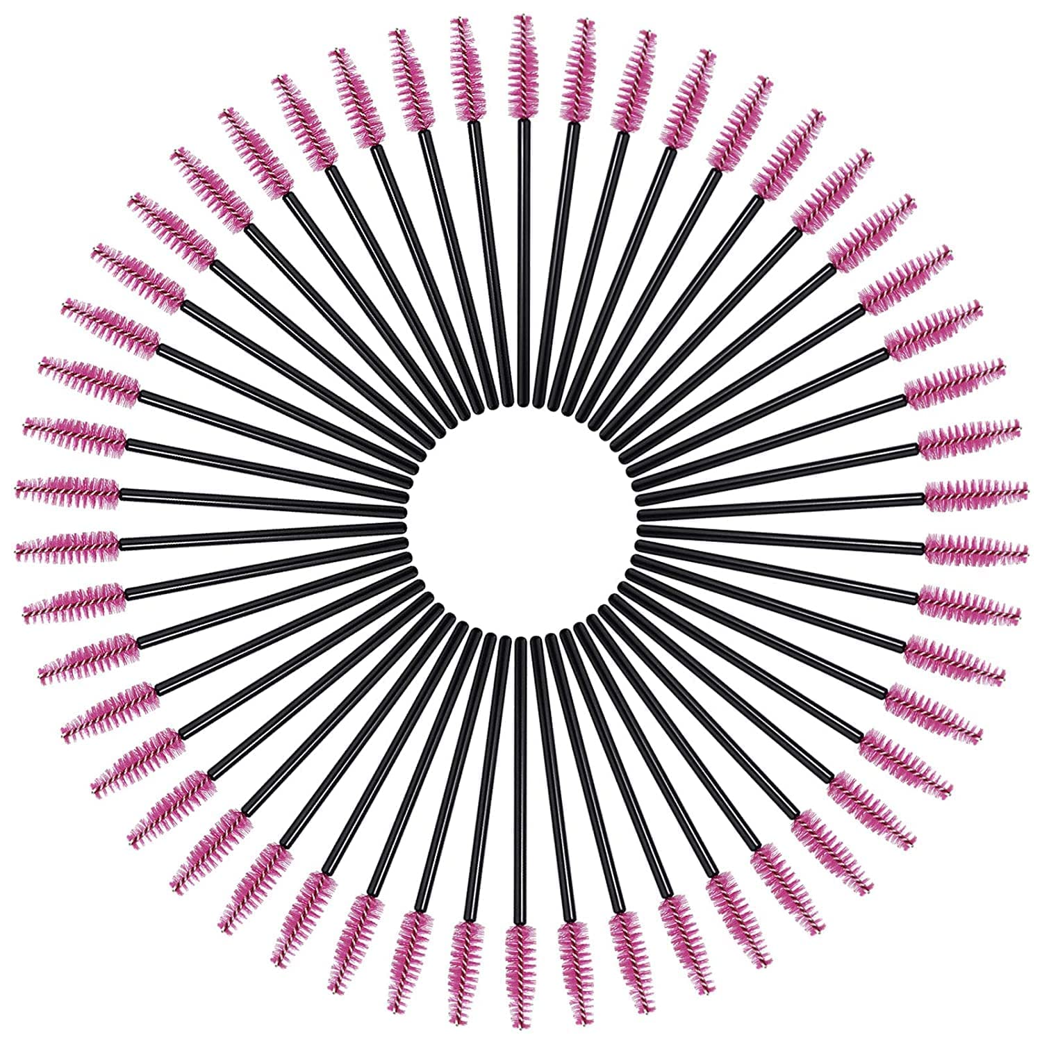 KIRA Disposable Mascara Brushes - 10 Pack Multicolor Eyelash Extension Wands for Professional Makeup, Eyebrow & Lash Application | Perfect for Salon, Home Use & Travel Beauty Kit
