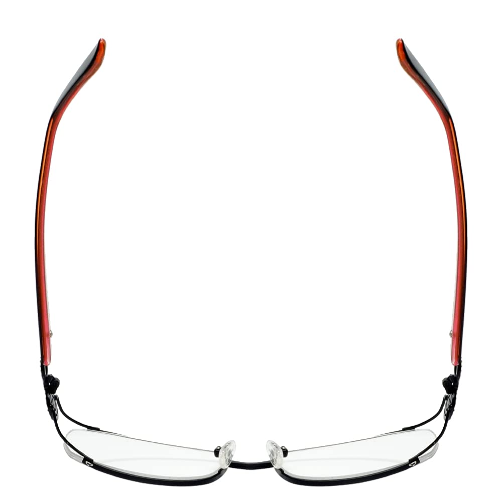 Calabria 838CL Blue Light Blocking Computer Reading Glasses with Hard Case - Reduce Eye Strain for Work, Gaming & Screen Time