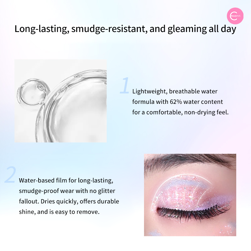 Shan Hai Jing Catkin Liquid Eyeshadow - Long Lasting Waterproof Eyeshadow Makeup for Stunning Eye Looks, Perfect for Parties, Weddings & Daily Wear