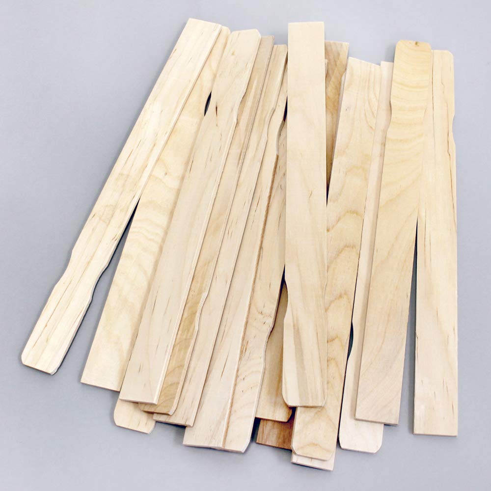 10 Pack 12 Inch Wood Paint Stir Sticks - Mixing Sticks for Epoxy Resin, DIY Crafts, Garden Markers - Perfect for Home Painting Projects & Art Supplies by CraftySticks