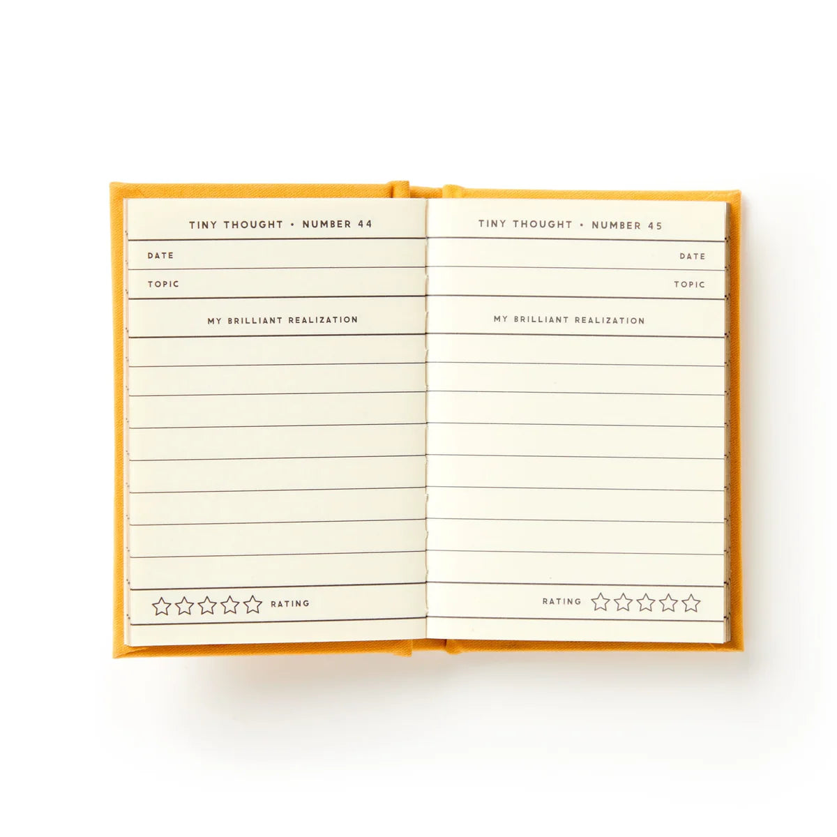 Mini Journal for Small Thoughts - Portable Notebook for Daily Reflections, Travel & Gift Ideas