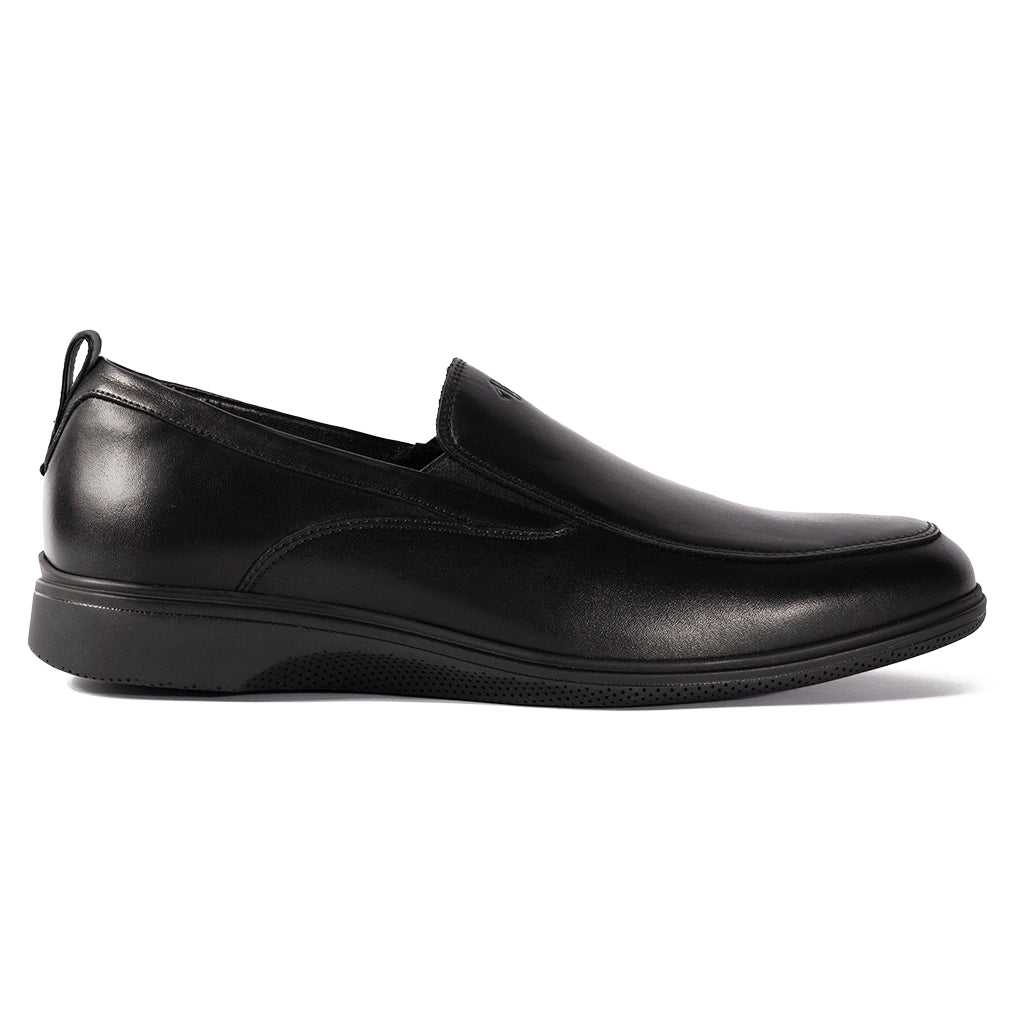 **Slip-On Sneakers for Men & Women - Obsidian Black Casual Shoes - Comfortable & Lightweight for Walking, Travel & Everyday Wear**