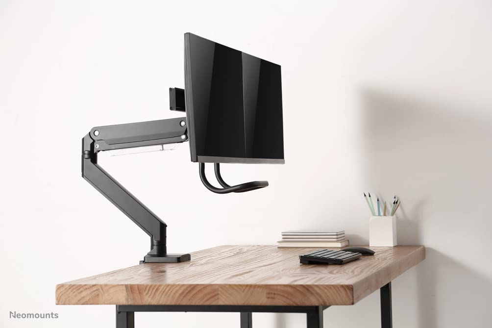 10-32 Inch Flat Screen TV Desk Mount with Clamp & Grommet Base - Space Saving Monitor Stand for Home Office, Gaming & Workspace Setup