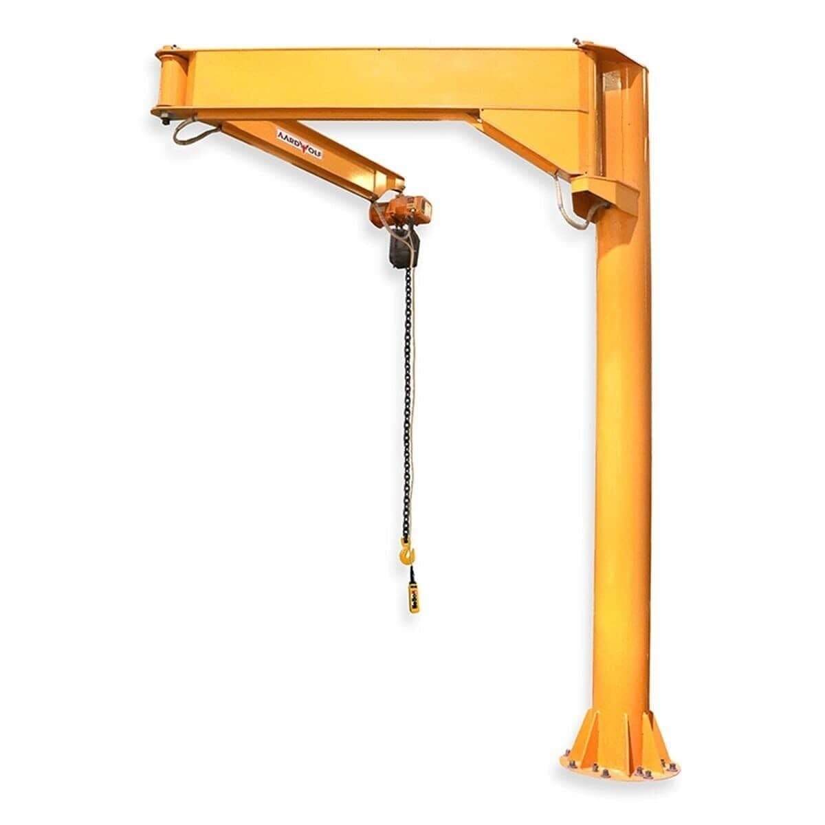 Aardwolf Articulated Jib Crane - Heavy Duty Column Mounted Lifting Equipment for Workshop & Warehouse Use
