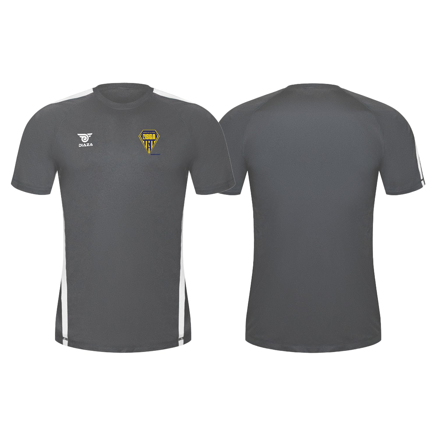 Diamond State Academy City Training Jersey - Grey & White Soccer Jersey for Men & Women - Perfect for Soccer Practice, Training, and Fan Wear