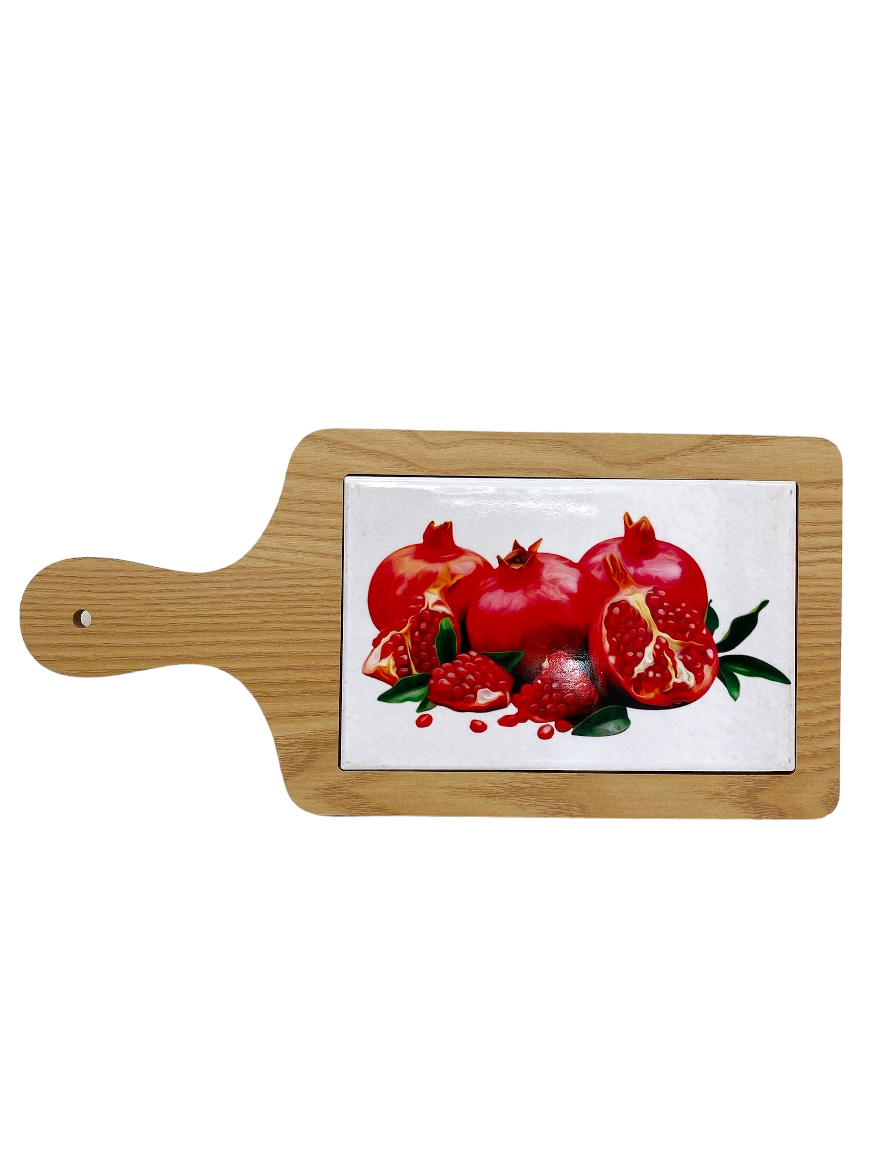 13.75x6.5 Inch Premium Wooden Cutting Board with Artistic Design - Perfect for Kitchen Food Prep, Charcuterie Serving & Home Decor