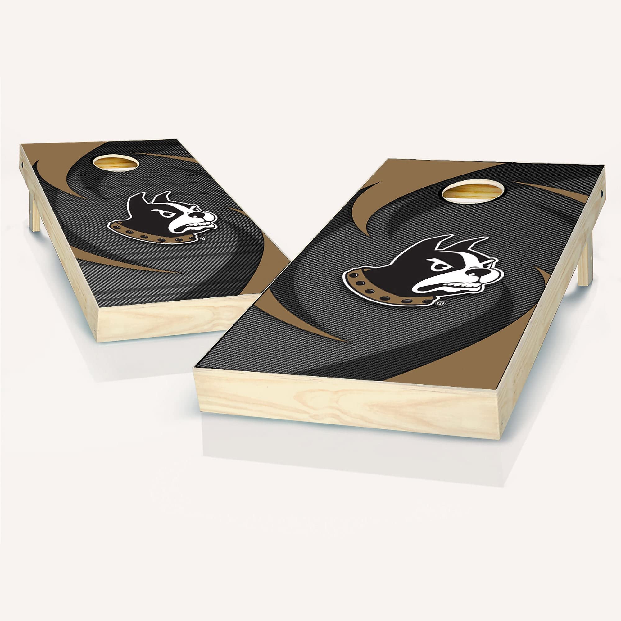 Premium Wooden Cornhole Game Set - 2 Boards & 8 Bean Bags for Outdoor Backyard, Tailgating, and BBQ Parties - American Corn Hole Toss Game with Durable Construction