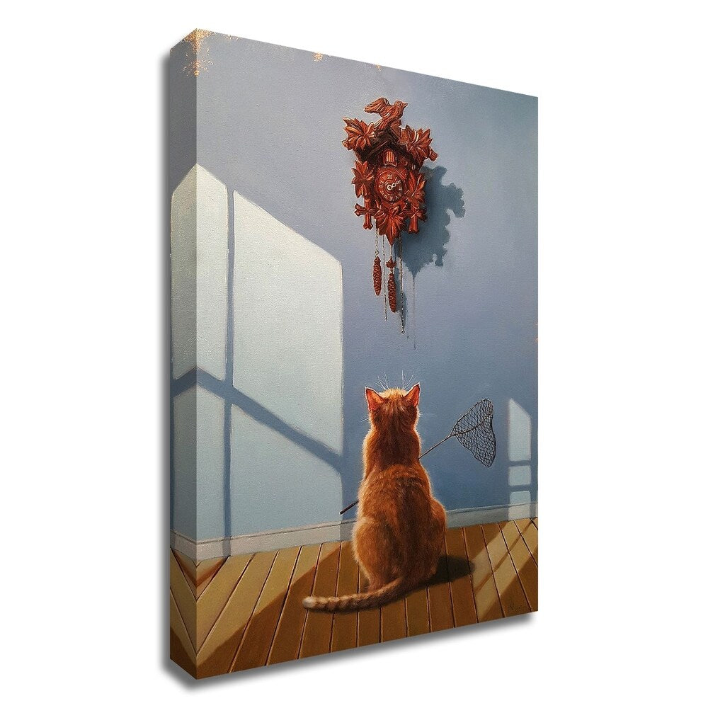 Lucia Heffernan 'A Timely Lunch' Canvas Art Print - Ready to Hang Wall Decor for Dining Room, Kitchen & Office