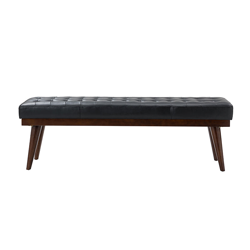 Emilio Mid Century Modern Multifunctional Design Bench - Entryway, Living Room & Bedroom Storage Furniture for Home Decor