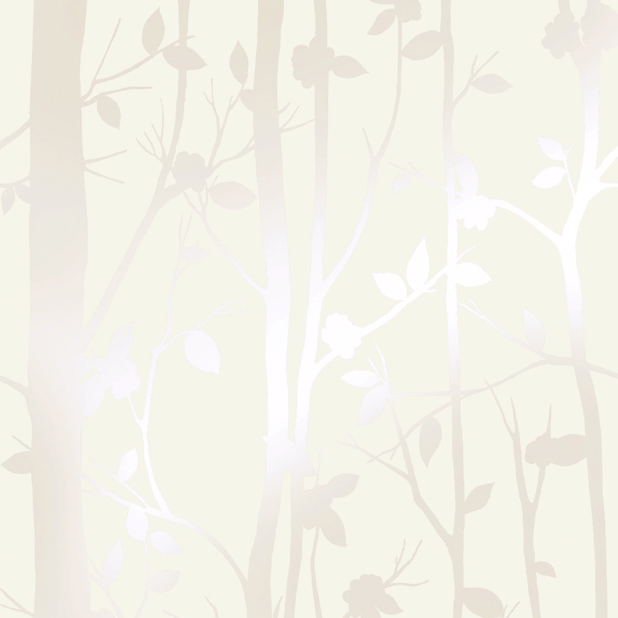 Laura Ashley Wallpaper - Cottonwood Pearlescent White Roll | Premium Peel & Stick Wallpaper for Bedroom, Living Room, Nursery Decor | Easy to Install & Removable