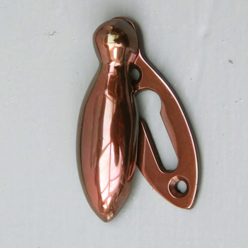Vintage Bronze Pear Drop Escutcheon - Elegant Cabinet & Drawer Hardware for Home Decor | Perfect for Furniture Restoration & DIY Projects
