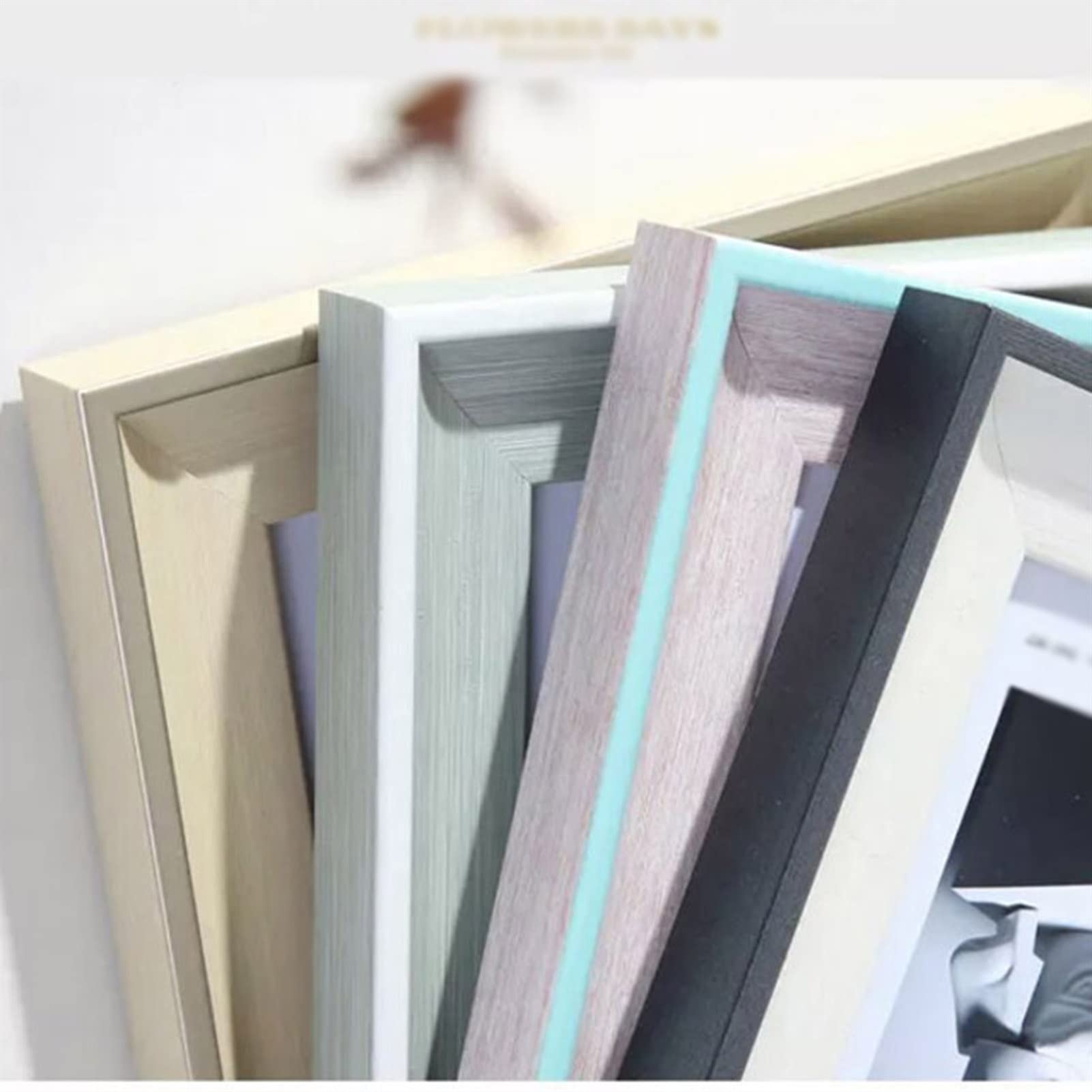 Modern European Photo Frame - Solid Wood Simple Design for Family, Wedding, Home & Office Decor - Perfect Gift for Housewarming, Anniversary & Desktop Display (1 Piece)