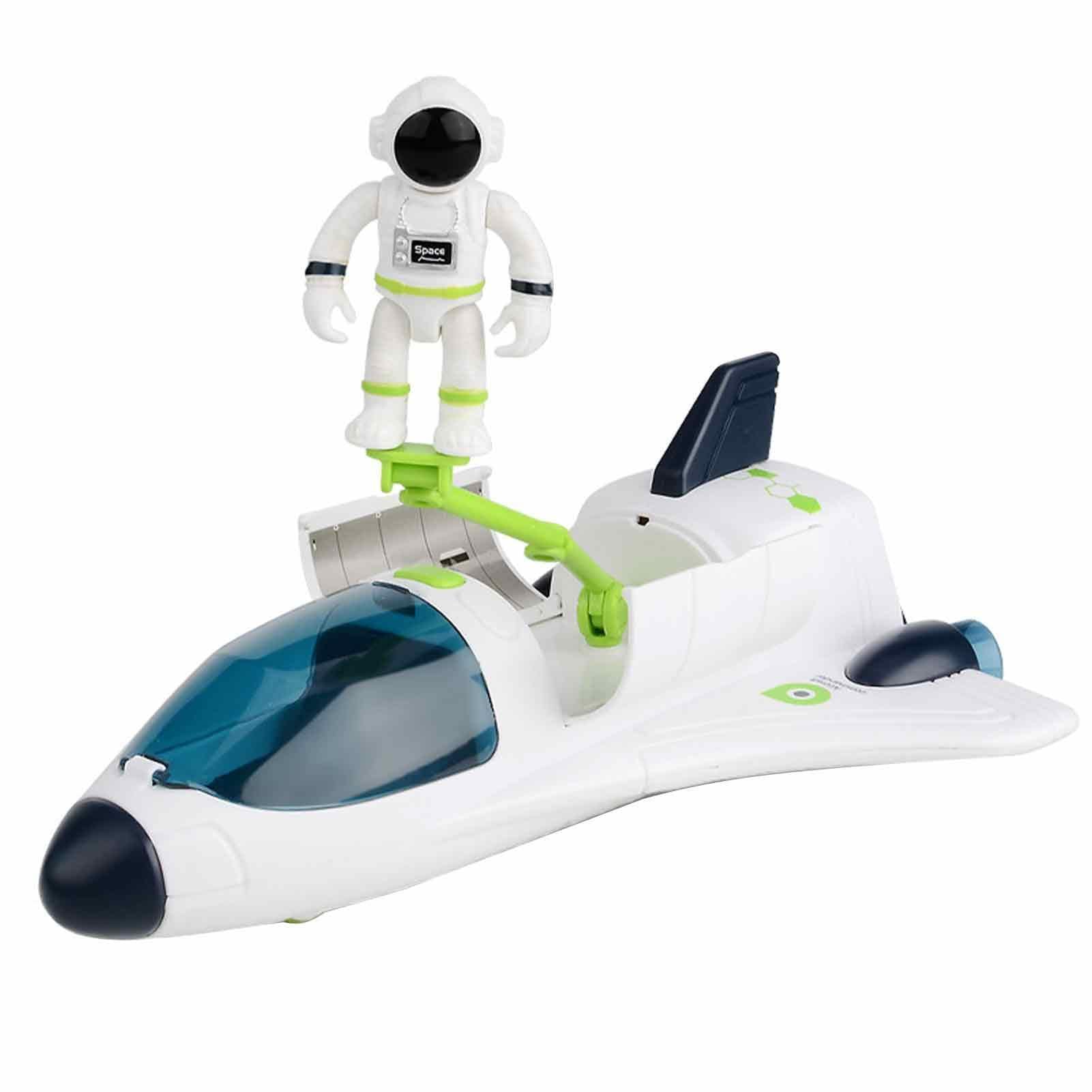 Space Rocket Shuttle Astronaut Toys for Kids Ages 3-8 - Light & Sound Spaceship, Rover Adventure Playset - STEM Learning & Imaginative Play for Boys & Girls
