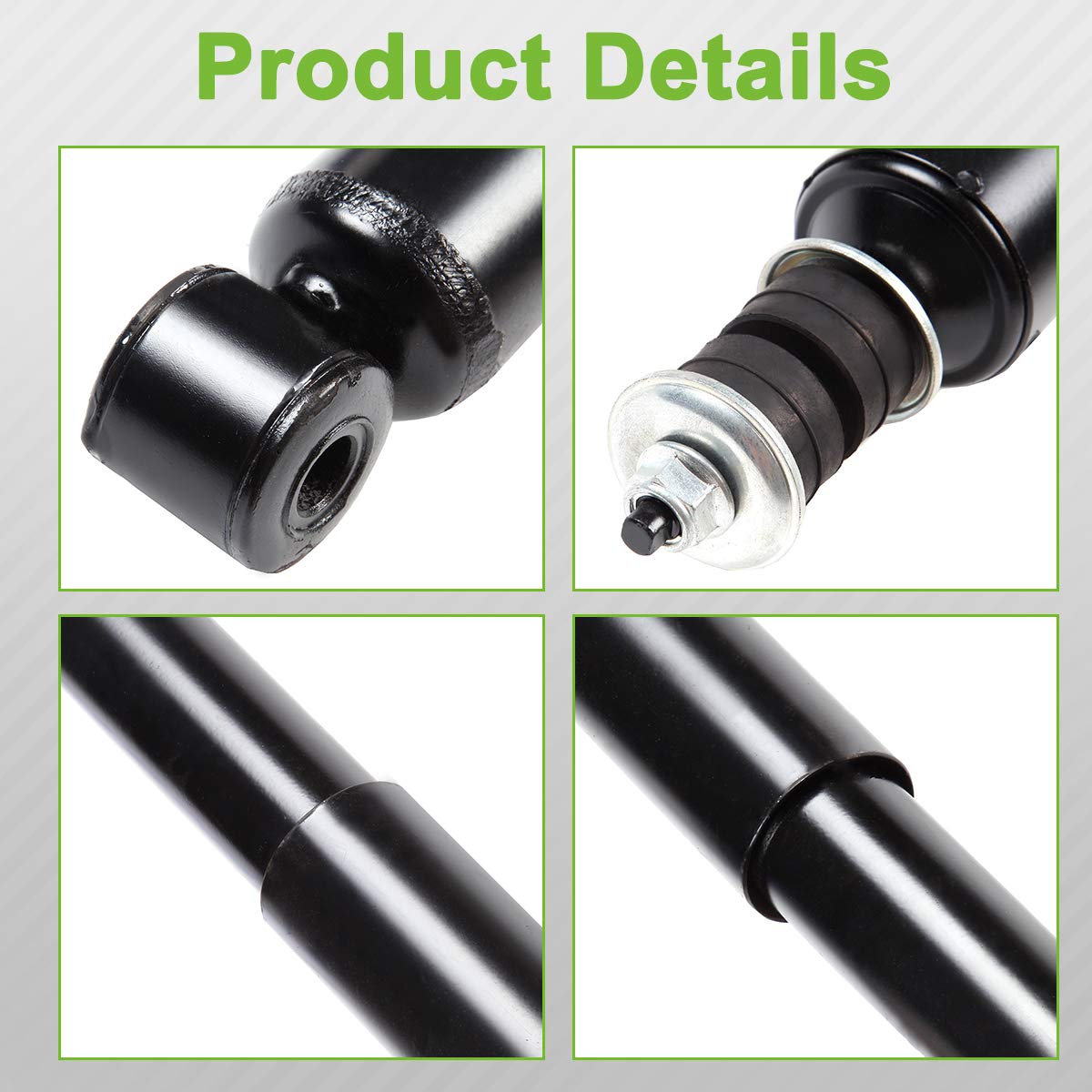 SCITOO 2Pcs Front Shock Absorbers & Struts Replacement for 1995-2002 Volkswagen Cabrio | 1990-1994 VW Corrado 344427 - Smooth Ride & Enhanced Suspension for City Driving & Road Trips