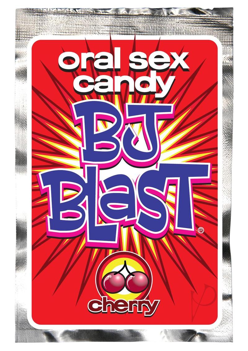 BJ Blast Oral Sex Candy - Cherry Flavored Edible Intimate Lubricant for Couples - Perfect for Romantic Nights & Sensual Play