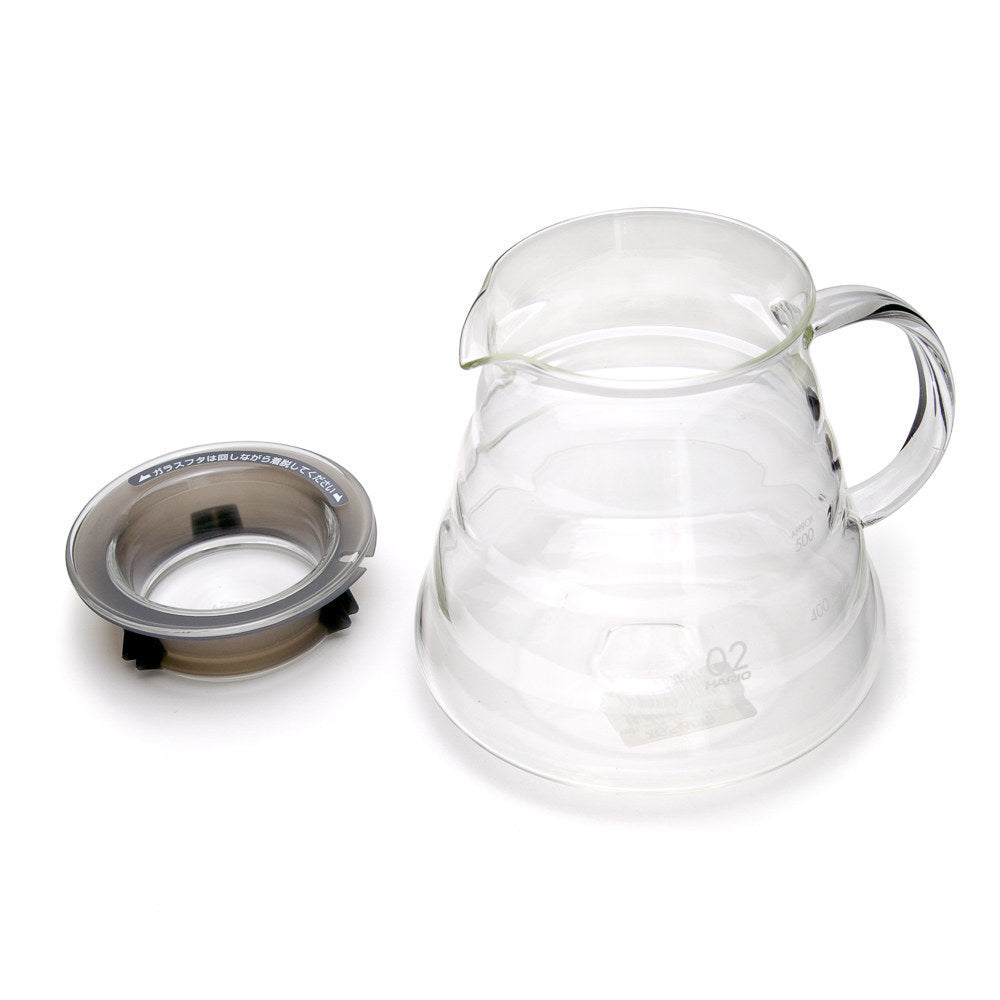Hario V60 Range Server 02 - Clear Glass Coffee Dripper & Carafe Set for Pour Over Brewing - Perfect for Home Baristas & Coffee Enthusiasts