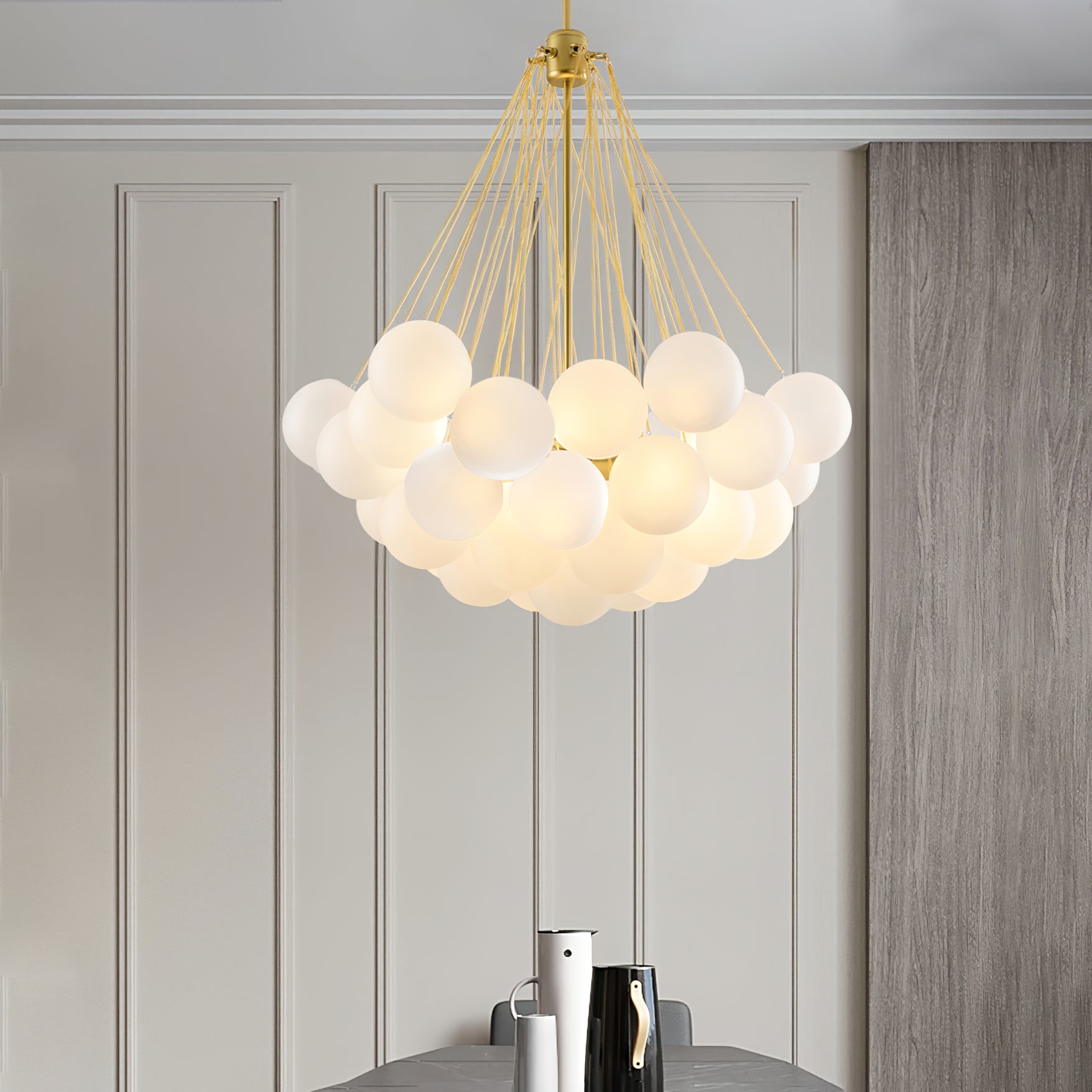 Elegant Cloud Chandelier Lighting Fixture - Modern Ceiling Light for Living Room, Bedroom & Dining Room Decor