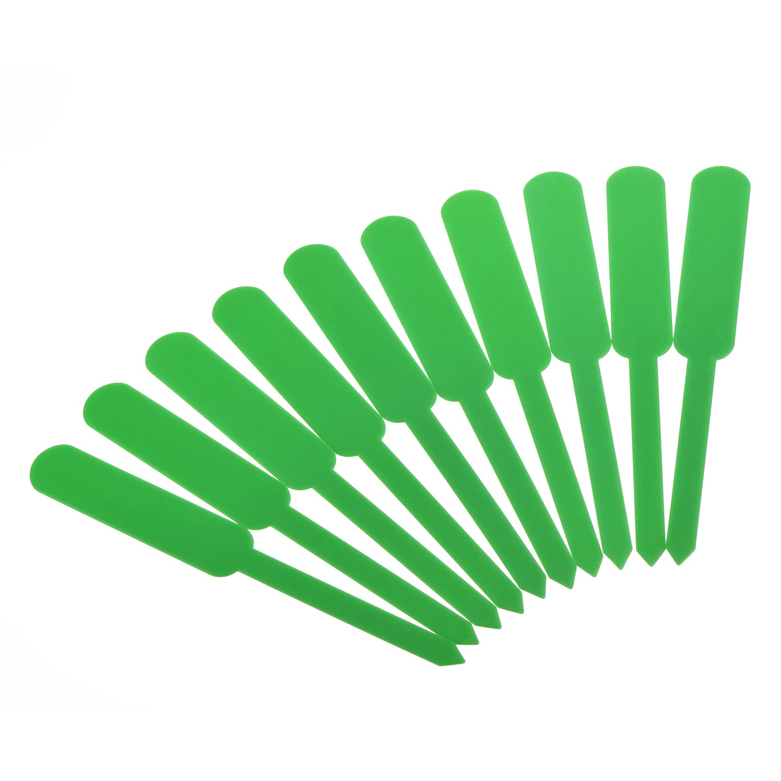 100Pcs PATIKIL Plant Labels - Durable PP Rectangle Garden Markers for Indoor & Outdoor Plants | Perfect for Seedlings, Herbs, Vegetables & Flower Beds